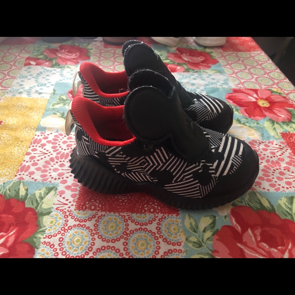 Black/white Mickey Adidas